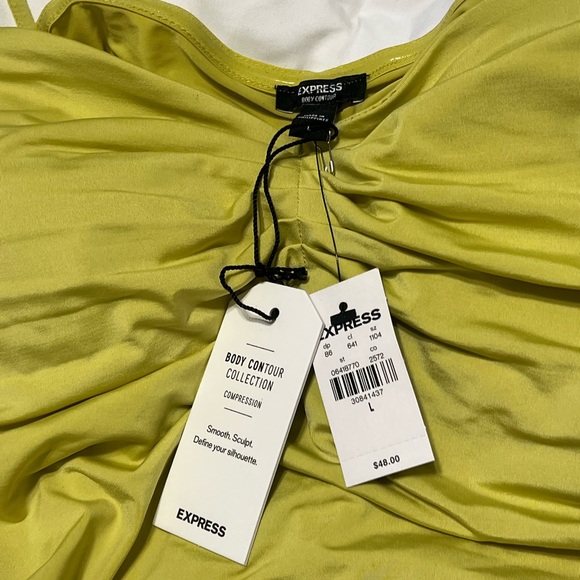 Express Body Contour Ruched Bodysuit - Picture 2 of 3